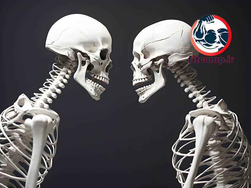 تفاوت های اسکلتی و جسمی میان زنان و مردان